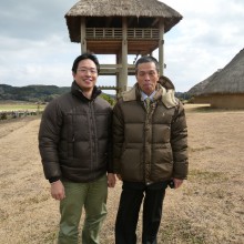 降籏課長さんとともに