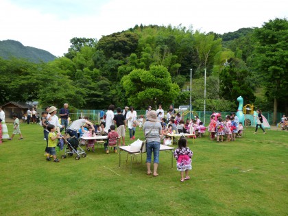 上灘保育園の夕涼み会