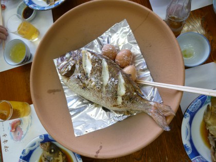 この日一押しだった真鯛のホールク焼き