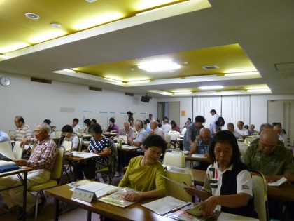 講演をした砥部町民生委員会