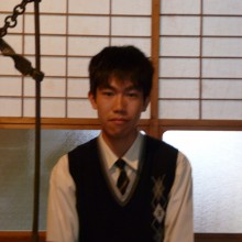 わが家へ勉強にやって来た高校生