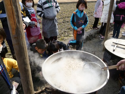 そば茹で