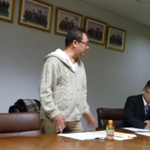 新しく入会した萬井先生