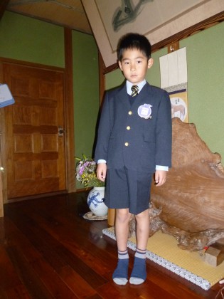 すっかり大きくなって一年生になる孫希心