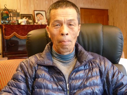 2014年4月4日の散発を終えた男前の自画像